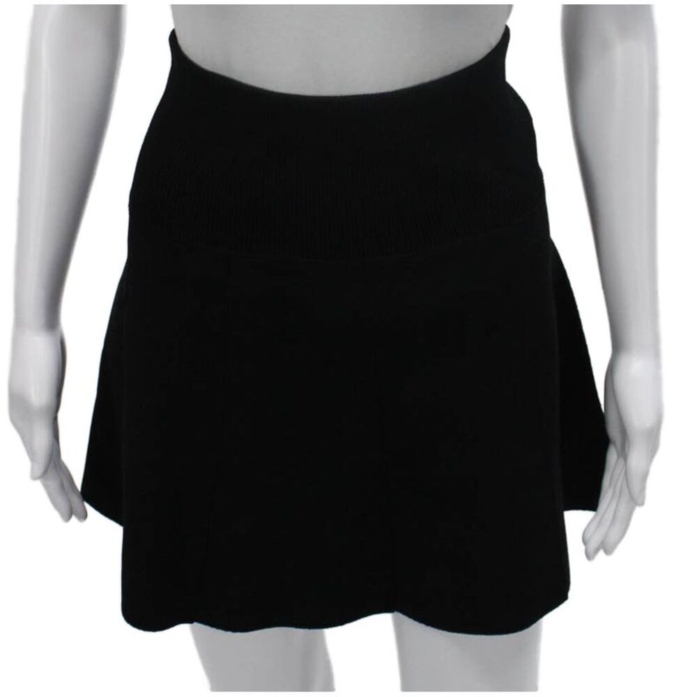 Rag & Bone Women Skater Skirt Black Viscose Short Size XS